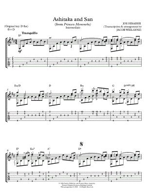 Ashitaka and San [intermediate]