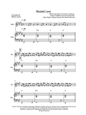 Wasted Love - Violin & Piano