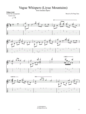 Vague Whispers (Liyue Mountains)