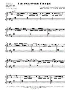 I am not a woman, I'm a god