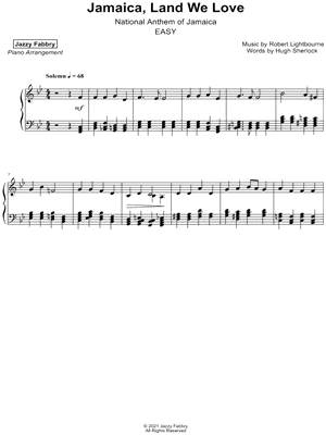Jamaica, Land We Love [easy]