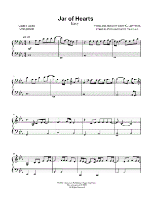 Jar of Hearts [easy]