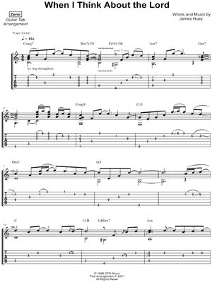 When I Think About the Lord