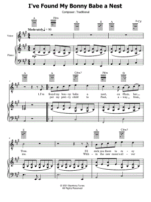 I've Found My Bonny Babe a Nest