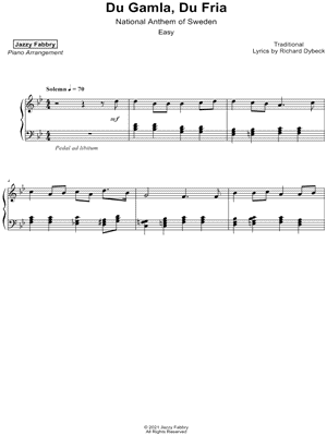 Du Gamla, Du Fria [easy]
