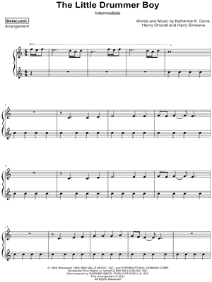 The Little Drummer Boy [intermediate]