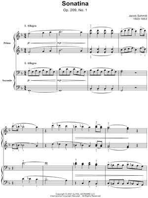 Sonatina, Op. 209, No. 1, I. Allegro