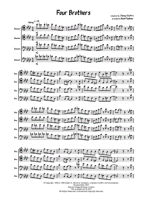 Four Brothers - Bassoon Quartet