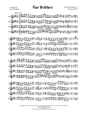 Four Brothers - Flute Quartet