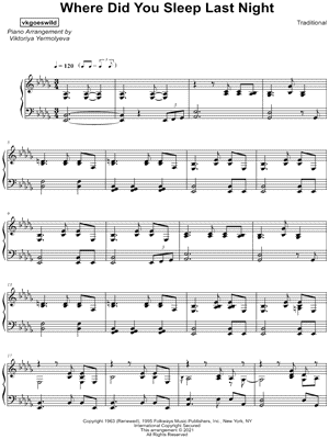 Where Did You Sleep Last Night