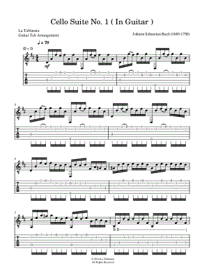 Prelude from Cello Suite No. 1, BWV 1007