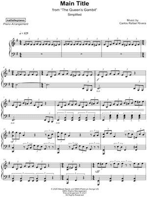 Main Title from The Queen's Gambit [simplified]