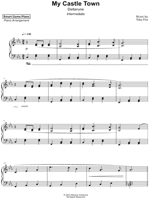 My Castle Town [intermediate] by Materia Editions - Sheet Music