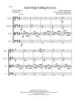 Can't Help Falling in Love