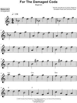 For the Damaged Coda (Evil Morty's Theme) [beginner]