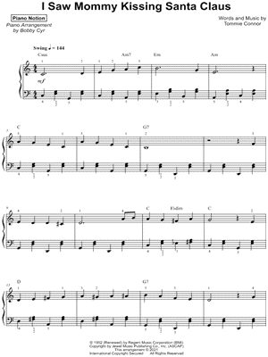 I Saw Mommy Kissing Santa Claus