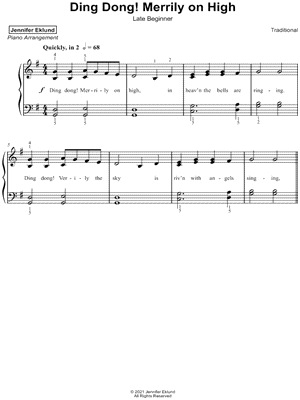 Ding! Dong! Merrily on High [late beginner]