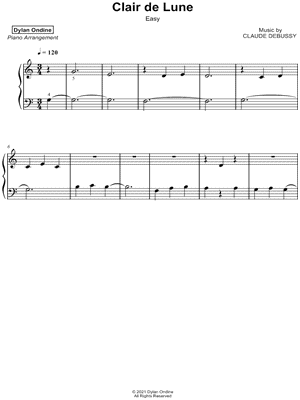 Clair de lune [easy]