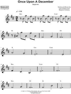 Once Upon a December [beginner]