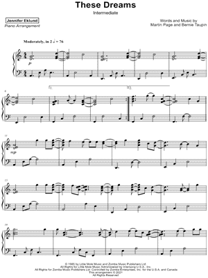 These Dreams [intermediate]