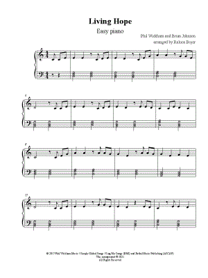 Living Hope [easy]