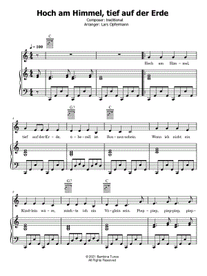 Hoch am Himmel, tief auf der Erde