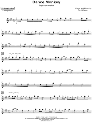 Dance Monkey [beginner]