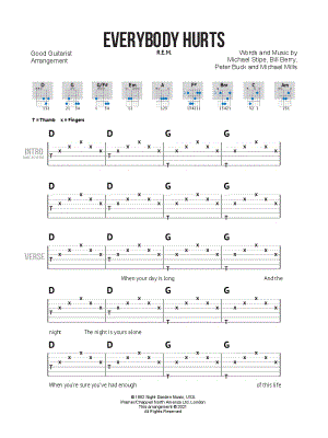 Everybody Hurts [easy]