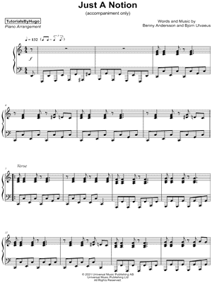 Just a Notion [accompaniment only]