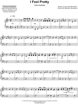 I Feel Pretty [intermediate]