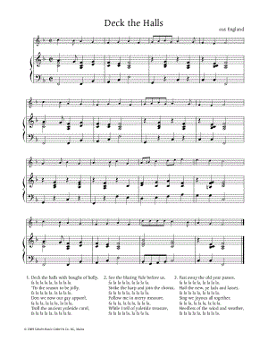 Deck the Halls - Recorder & Piano