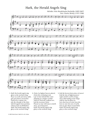 Hark! The Herald Angels Sing - Recorder & Piano