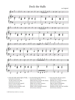 Deck the Halls - Recorder & Piano