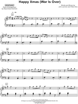 Happy Xmas (War Is Over)