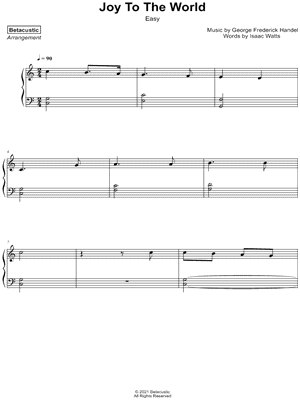 Joy to the World [easy]