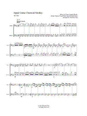 Squid Game Classical Medley - Cello Duet