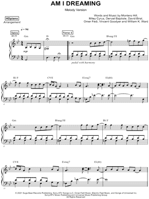 AM I DREAMING [melody version]