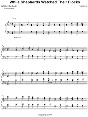 While Shepherds Watched Their Flocks