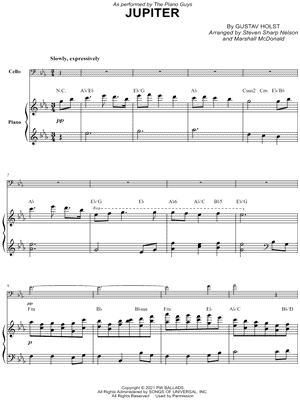 Jupiter - Cello & Piano