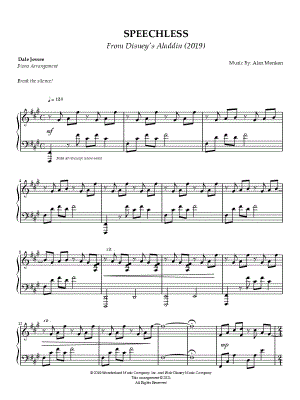 Speechless by Dale Jessee - Sheet Music