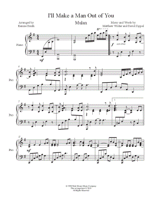 I'll Make a Man Out of You