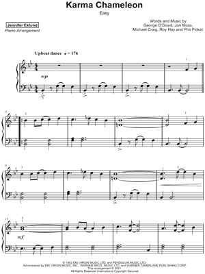 Karma Chameleon [easy]