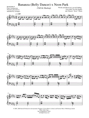 Bananza (Belly Dancer) x Neon Park (TikTok Mashup)