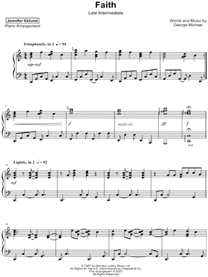 Faith [late intermediate]