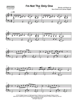 I'm Not the Only One [easy]