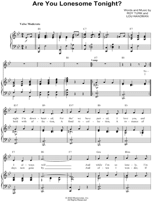 Are You Lonesome Tonight?