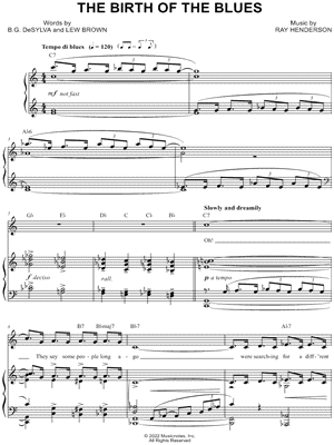 The Birth of the Blues