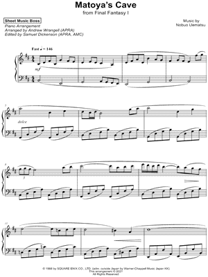 Matoya's Cave by Sheet Music Boss - Sheet Music