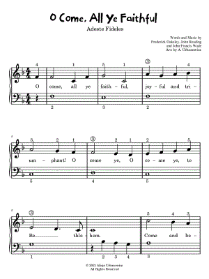 O Come, All Ye Faithful [easy]