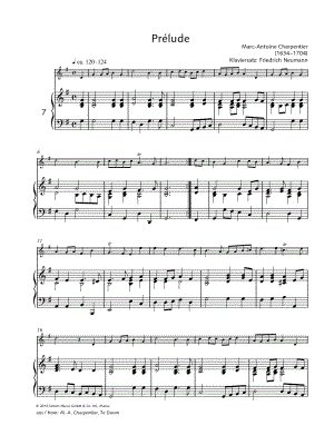 Prélude to the Te Deum - Recorder & Piano